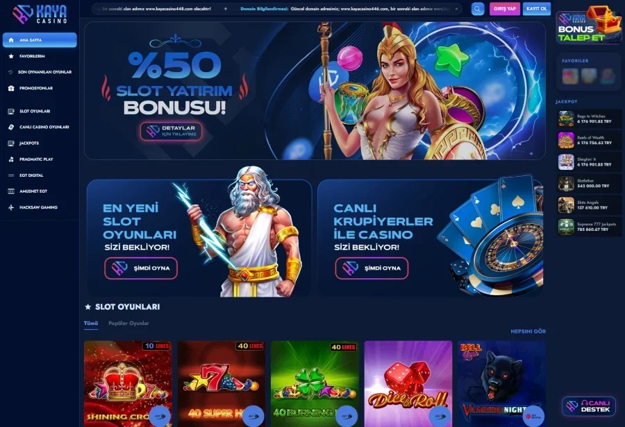 Kaya Casino ekran görüntüsü